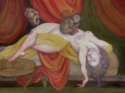 Nightmare With Ape by Anita Kunz