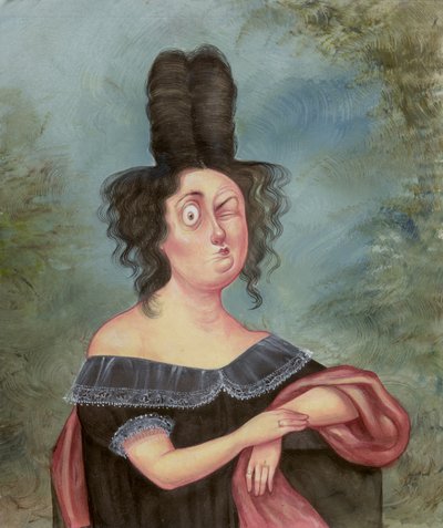 Portrait Of A Dubious Woman by Anita Kunz