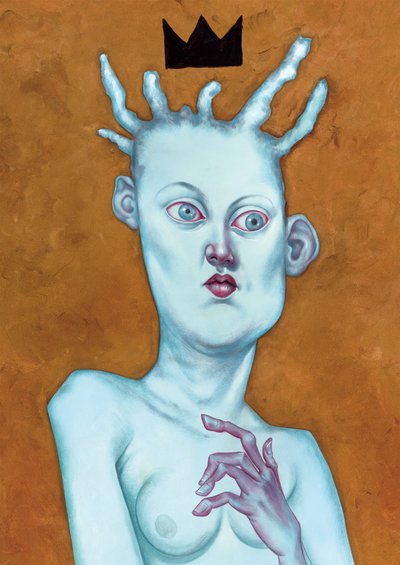 Queen With Crown by Anita Kunz