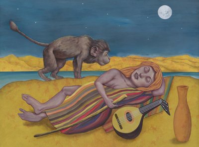 The Sleeping Roma by Anita Kunz
