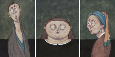Women Chilling, 2017 by Anita Kunz