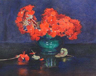 Geraniums by Ann Spence Black