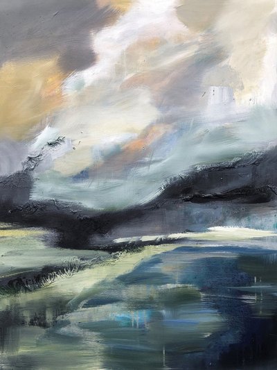 Moody Sky Waters by Anna-Karin Bergius