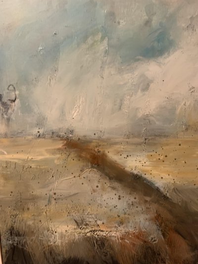 Serene Abstract Landscape by Anna-Karin Bergius