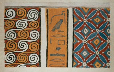 Copy of Wall Painting from Private Tomb 82 of Amenemhet, Thebes I, 1, 163-167 by Anna