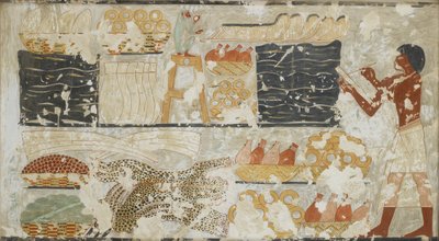 Copy of Wall Painting, Private Tomb 100 of Rekhmire, Thebes by Anna