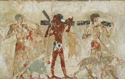 Copy of Wall Painting, Private Tomb 100 of Rekhmire, Thebes, 20th Century by Anna