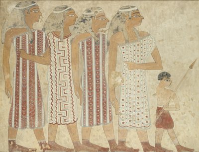 Copy of Wall Painting, Private Tomb 3 of Khnumhotpe III, Beni Hasan by Anna