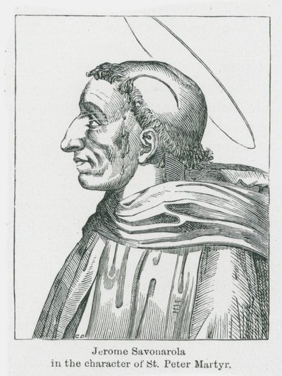 Jerome Savonarola in the Character of St Peter Martyr by Anna Brownell Jameson