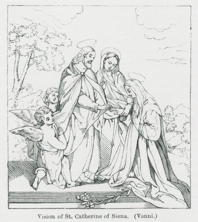 Vision of St Catherine of Siena by Anna Brownell Jameson