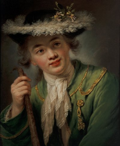 Portrait of a Young Woman by Anna Dorothea (1721 82) Lisiewska