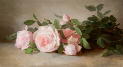 Still Life of Roses by Anna Eliza Hardy
