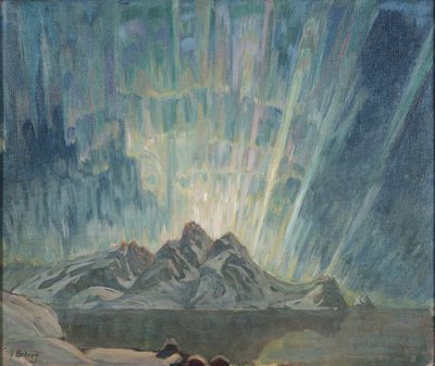 Northern Lights. Study from North Norway by Anna Katarina Boberg