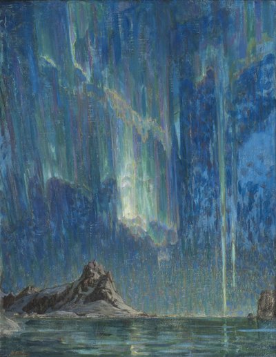 Northern Lights. Study from North Norway by Anna Katarina Boberg