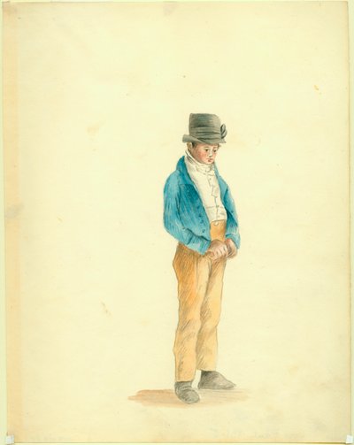Boy in a Beaver Hat by Anna Maria von Phul