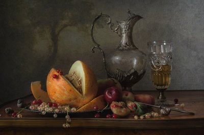 Classic Fruit Still Life by Anna Petina