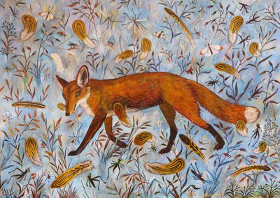 Blue fox by Anna Pugh