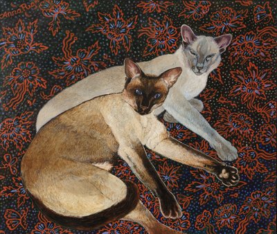 Merlin and Meilo Commission by Anna Pugh