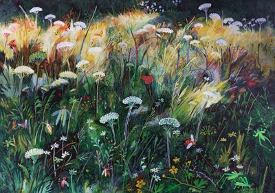 Night Meadow, 2022 by Anna Pugh