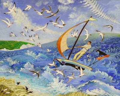 Wallace Goes to Sea, 2017 by Anna Pugh