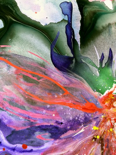 Colorful Fluid Dream by Anna Viklund