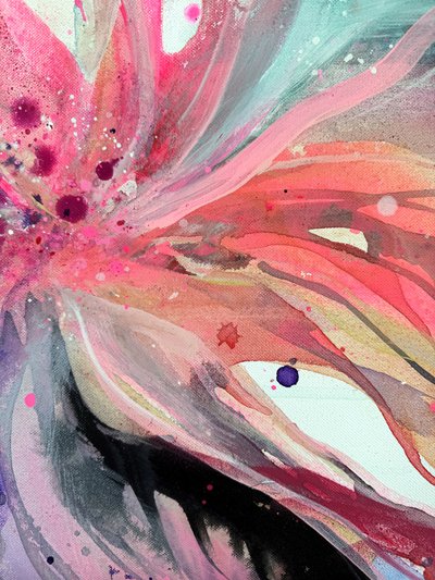 Vibrant Floral Bloom by Anna Viklund