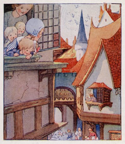 Nursery rhyme: Hark! Hark! The Dogs Do Bark! by Anne (after) Anderson