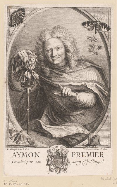 Portrait of Étienne Isidore Théophile Aymon Aymon Premier (title on object) by Anne Claude Philippe Caylus