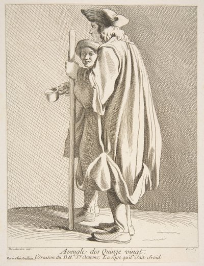 A Blind Man from the Quinze-Vingts Hospital by Anne Claude Philippe de Caylus