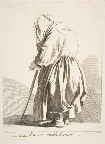 A Poor Old Woman by Anne Claude Philippe de Caylus