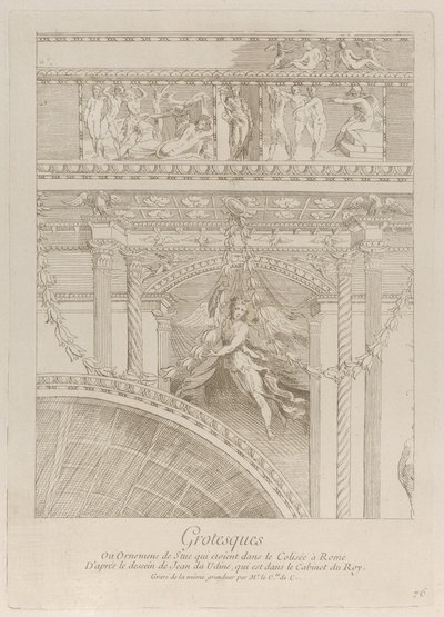 Grotesques (detail) by Anne Claude Philippe de Caylus