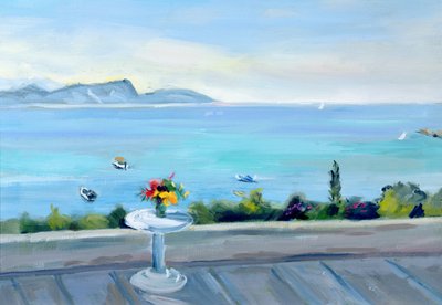 A Terrace Looking Out to Sea by Anne Durham