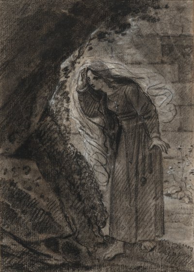 Agnes Entering a Grotto, c.1790-1800 by Anne Louis Girodet de Roucy-Trioson