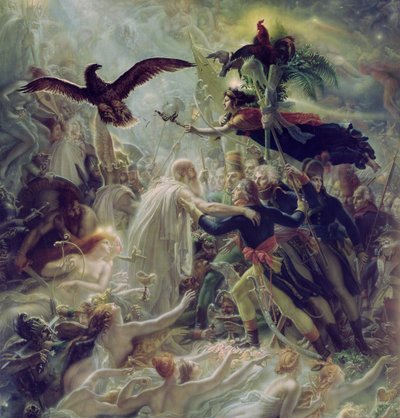 The Apotheosis of the French Heroes Who Died for Their Country During the War for Freedom by Anne Louis Girodet de Roucy Trioson