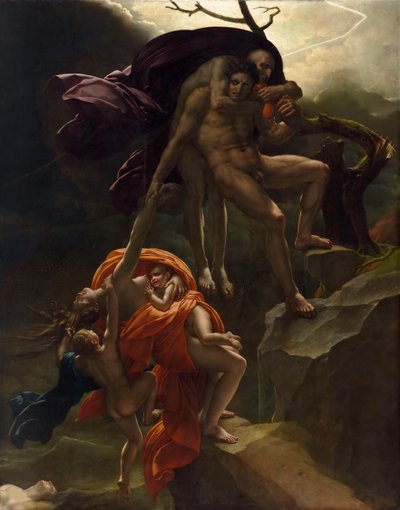 A Deluge Scene by Anne Louis Girodet de Roucy Trioson