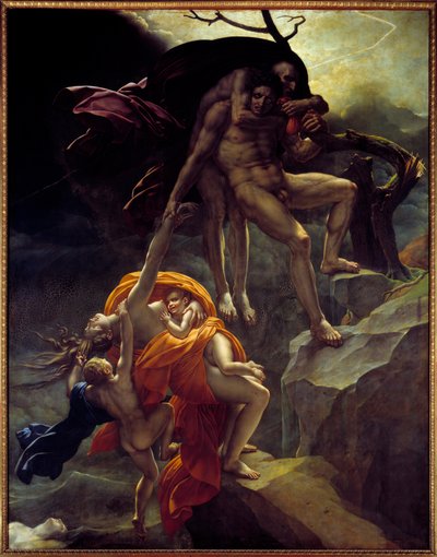 Deluge scene by Anne Louis Girodet de Roucy Trioson