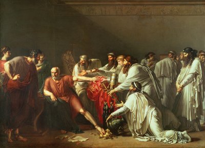 Hippocrates Refusing the Gifts of Artaxerxes I by Anne Louis Girodet de Roucy Trioson