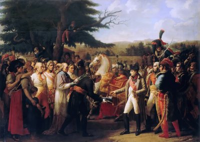 Napoleon Bonaparte Receiving the Keys of Vienna at the Schönbrunn Palace by Anne Louis Girodet de Roucy Trioson
