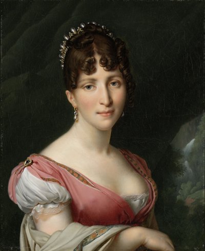 Portrait of Hortense de Beauharnais, Queen of Holland by Anne Louis Girodet de Roucy Trioson