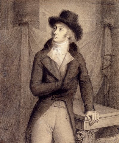 Portrait of a Man, Alleged to be Pierre-Paul Roger-Collard by Anne Louis Girodet de Roucy Trioson