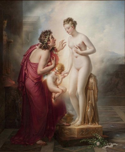 Pygmalion and Galatea by Anne Louis Girodet de Roucy Trioson