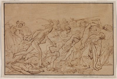 Study for The Revolt of Cairo by Anne Louis Girodet de Roucy Trioson