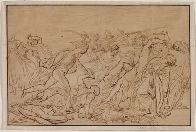 Study for The Revolt of Cairo by Anne Louis Girodet de Roucy Trioson