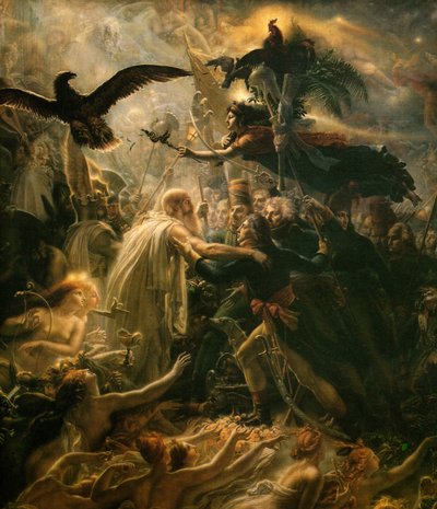 The Apotheosis of French Heroes Who Died for the Country During the War for Liberty by Anne Louis Girodet de Roucy Trioson