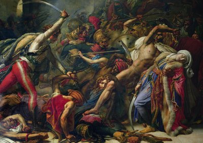 The Revolt at Cairo, 21st October 1798 (detail) by Anne Louis Girodet de Roucy Trioson