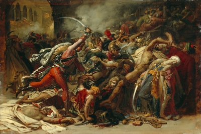 The Revolt of Cairo by Anne Louis Girodet de Roucy Trioson