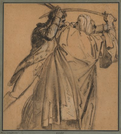 Two Arabs, for The Revolt of Cairo, c. 1810 by Anne Louis Girodet de Roucy Trioson