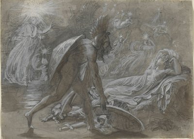 Fingal Mourning Over the Body of Malvina, from Ossian