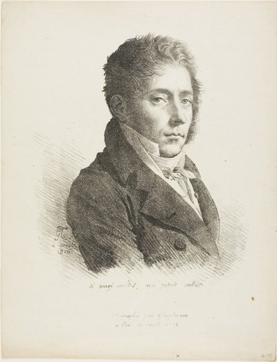 Portrait of Coupin de la Couperie by Anne Louis Girodet de Roussy Trioson