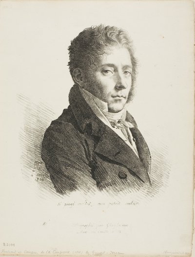 Portrait of Coupin de la Couperie by Anne Louis Girodet de Roussy Trioson